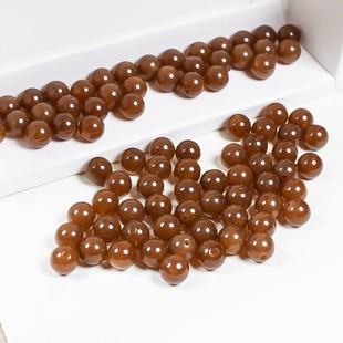 和田玉色玉髓且末糖料散珠圆珠diy玉石手链项链手工编制饰品珠