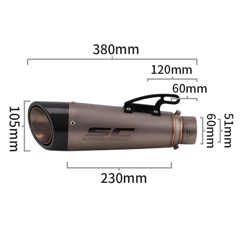 适用于贝纳利752S 502C Z900 无极500 升仕310摩托车排气管改装