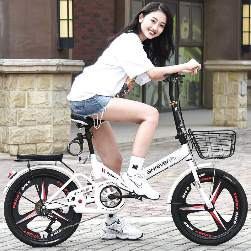 新款折叠自行车超轻便携20寸22成人上班减震变速男女式学生免安装