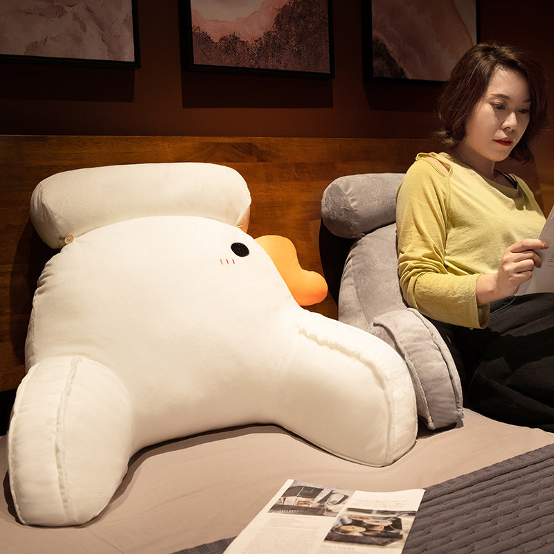 网红大鹅床头靠垫大靠背床头板软包靠背垫榻榻米床上三角护腰靠枕,居家布艺,床头靠垫,淘宝优惠券,粉丝福利购,淘宝优惠卷