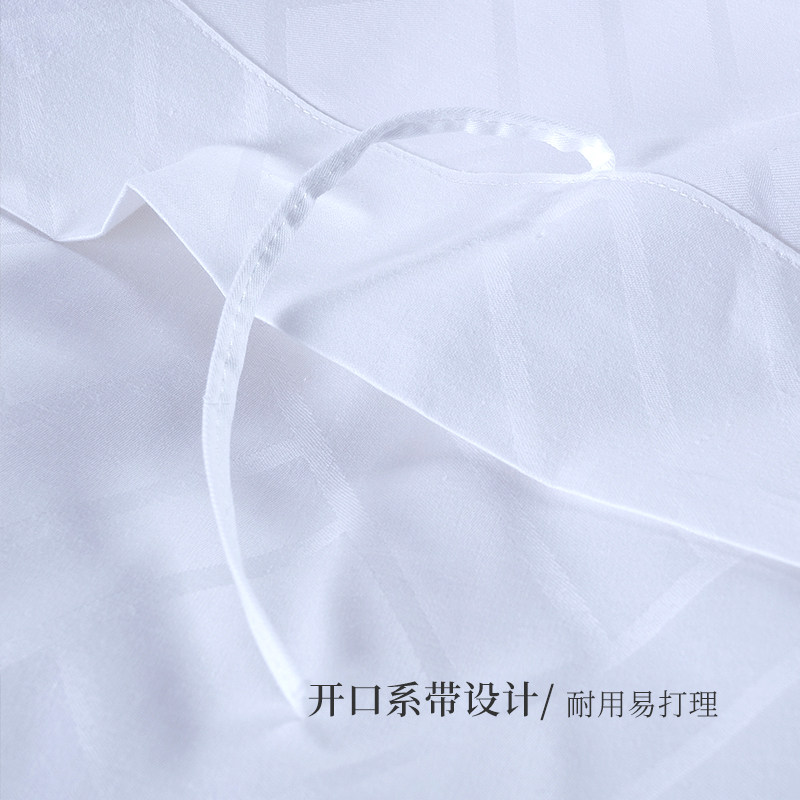 酒店四件套60支全棉白色宾馆专用床上用品纯棉被套床单床品三件套