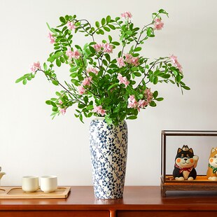 洋槐花仿真花客厅餐桌植物假花插花摆设仿生绿植造景装饰花艺摆件