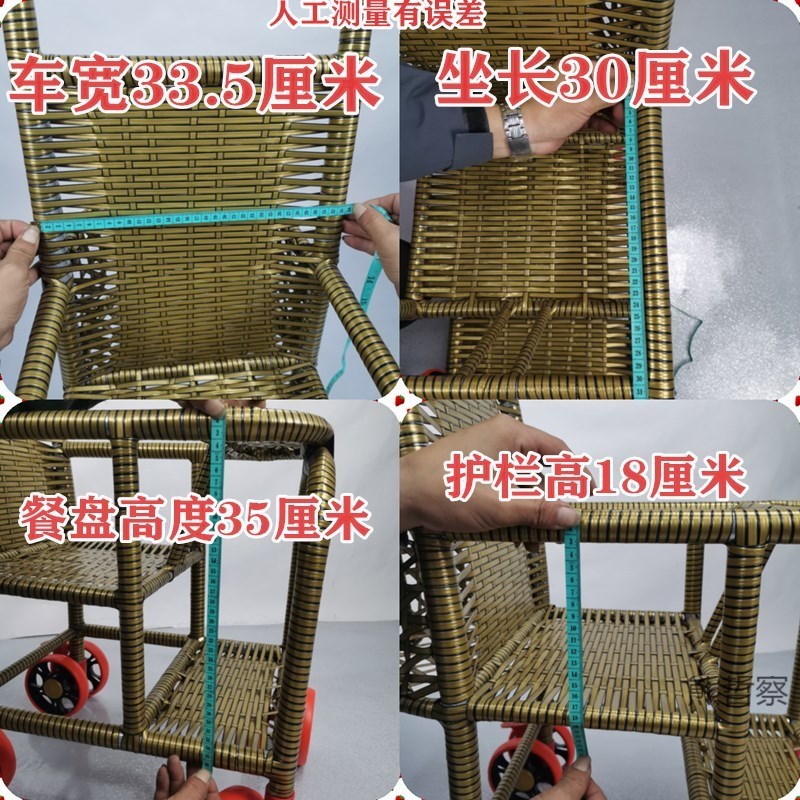 宝宝婴儿竹藤轻便小孩推车藤编车藤儿童藤椅小推车坐式餐椅夏季