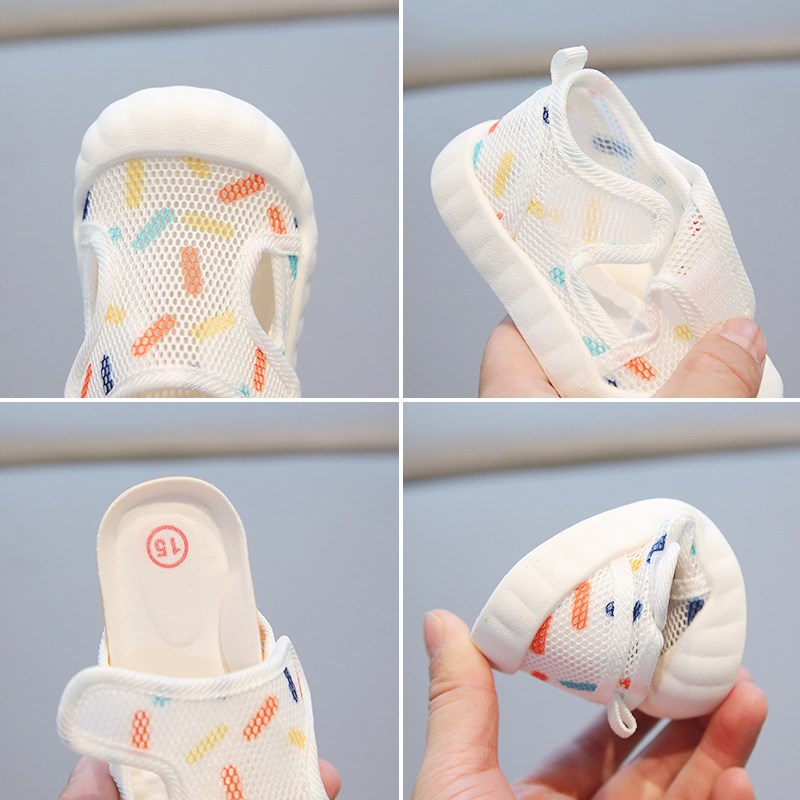 宝宝凉鞋10个月夏季镂空软底不掉鞋子1一岁半女婴儿鞋防滑学步鞋2