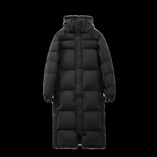 亮世秋羽绒服男女超长款过膝加厚冬季2024年新款情侣宽松爆中戏