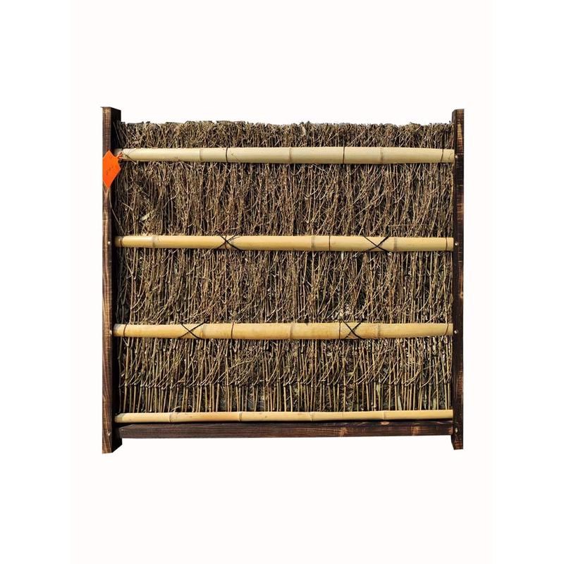 竹篱笆栅栏围栏户外花园屏风竹子隔断挡墙庭院装饰造景护栏成品