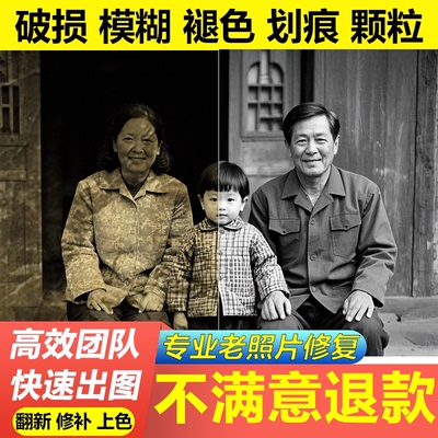模糊清晰度提升图照片清晰处理无损放大高清老照片翻新修复动起来