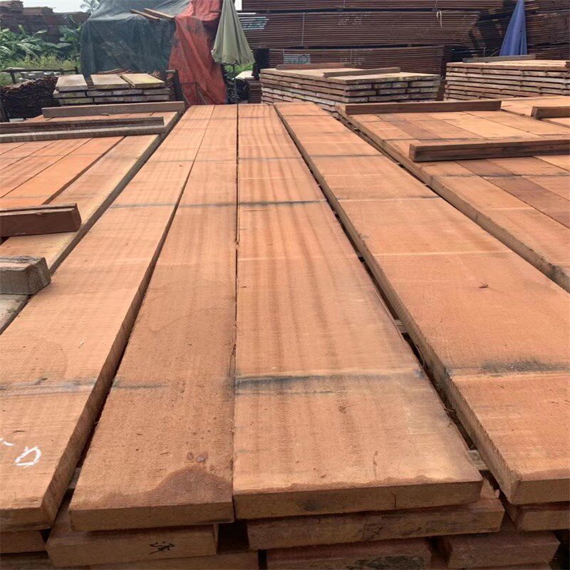 刚果沙比利毛料板材衣橱柜桌面楼梯踏板 非洲乌檀木纯实木家具工