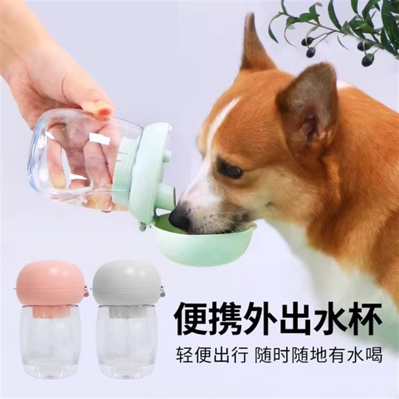 狗狗外出水杯便携迷你折叠水壶柯基出F门户外喝水饮水器宠物随行
