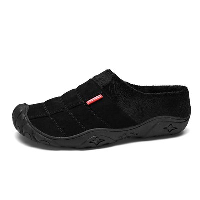 特大码棉拖鞋男款冬季2024新款室内家居包跟厚底防滑保暖毛绒棉鞋