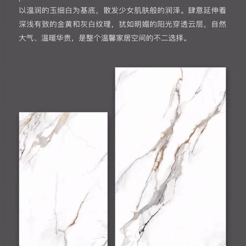 600x1200客厅酒店墙砖寒江雪鱼肚金柔光岩板瓷砖750x1500防滑地砖