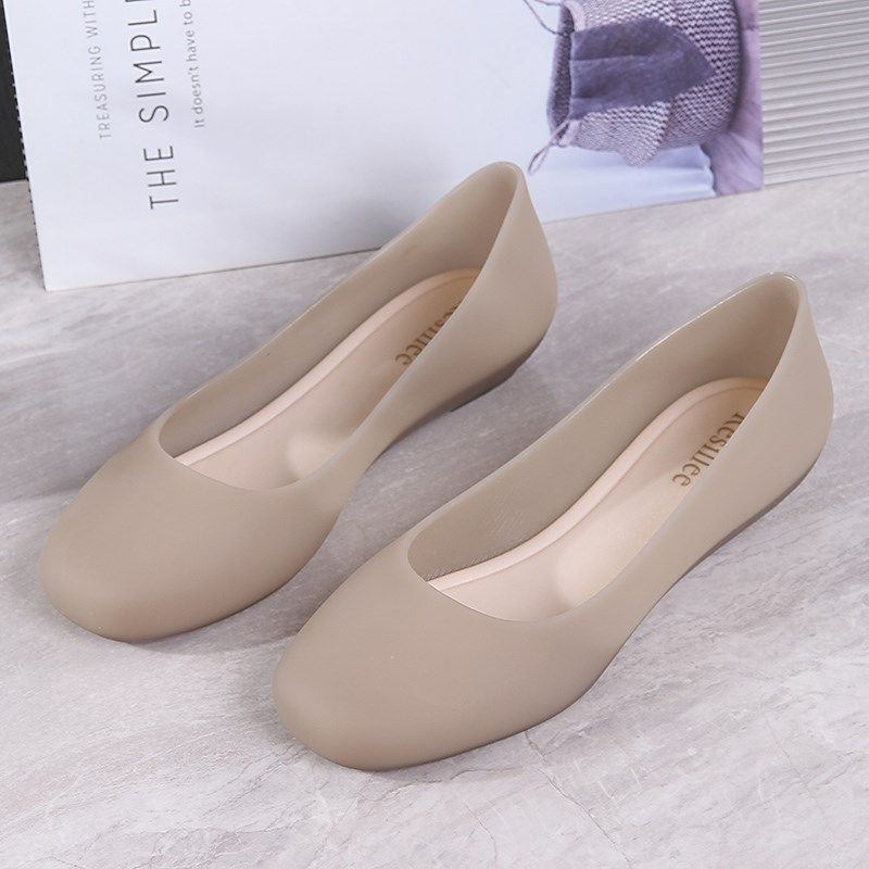 2025新款果冻鞋塑料凉鞋女防水雨鞋低帮防滑浅口海边沙滩软底胶鞋,女鞋,时装凉鞋,淘宝优惠券,粉丝福利购,淘宝优惠卷