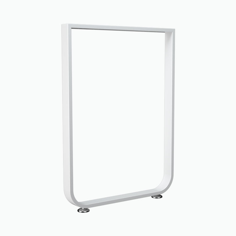 定做铁艺单边脚吧台支撑脚书桌支架台架桌架脚架橱柜脚金属腿铁架