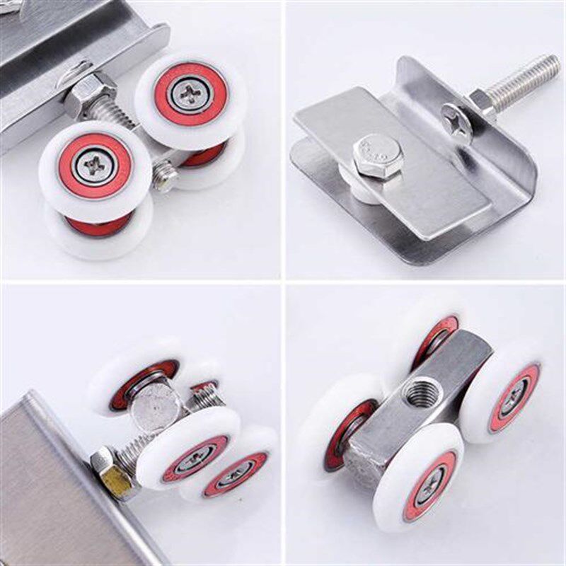 移门淋浴房滑轮浴室推拉门滑轮滚轮淋浴房浴室玻璃移门老式滚轮子