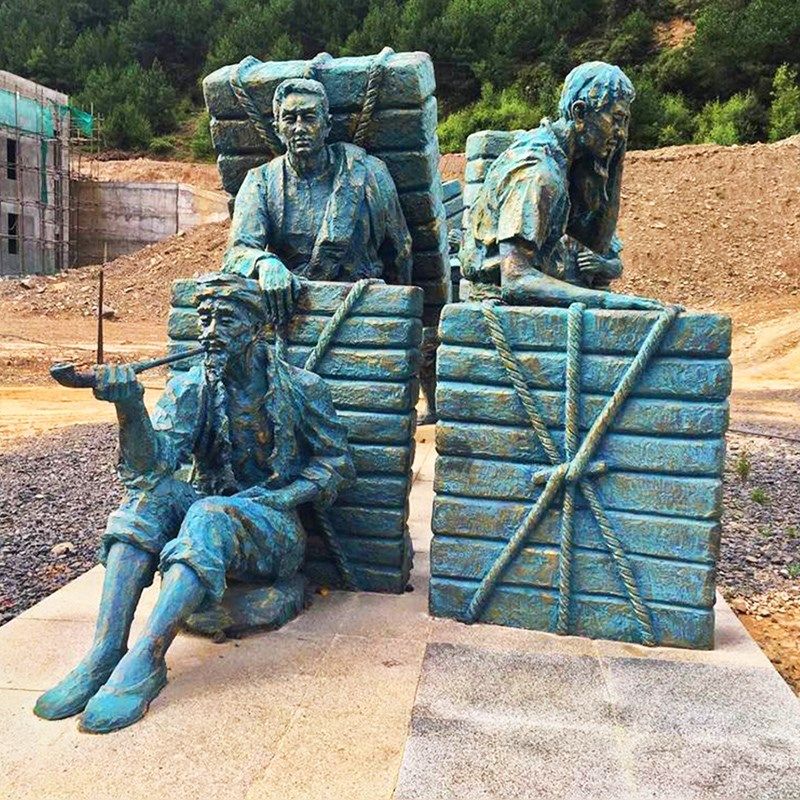 背茶人歇脚玻璃钢仿铜雕塑定制厂家大型铸铜园林景观不锈钢雕像,家居饰品,装饰摆件,淘宝优惠券,粉丝福利购,淘宝优惠卷