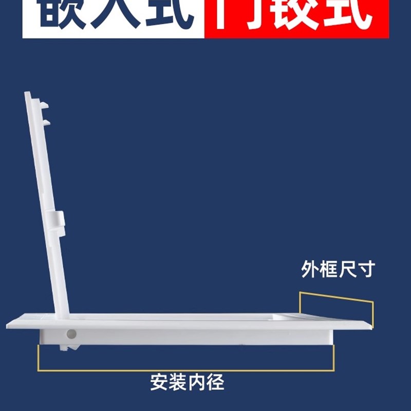 下水管道检修口装饰盖遮挡PVC盖子卫生间排水管检查口盖板110墙面