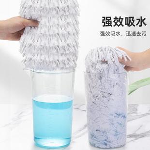 平板拖把替换布地拖棉线拖布头大中小号尘推套平拖排拖罩拖帕布