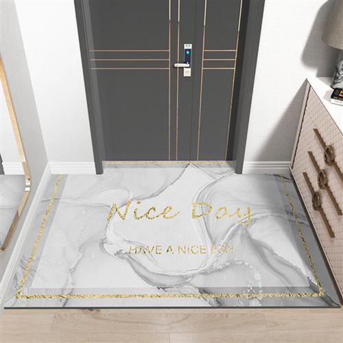 入户门地垫进门玄关门口地毯y皮革门垫防滑吸水脚垫脚踏垫子可