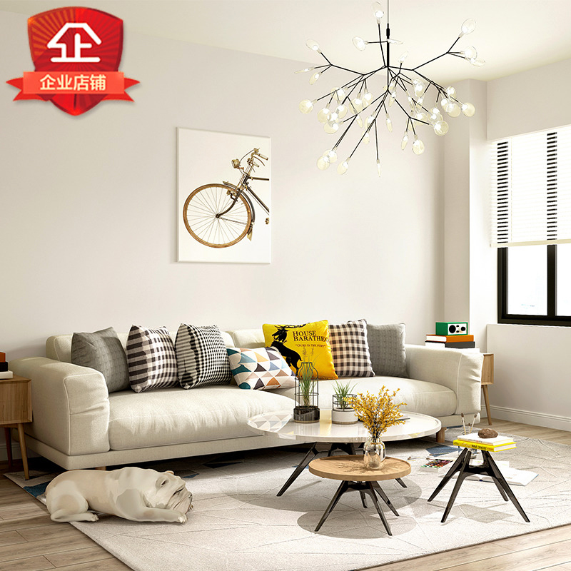 装修墙纸非自粘i无胶刷胶家用家装卧室客厅餐厅现代简约无纺布壁