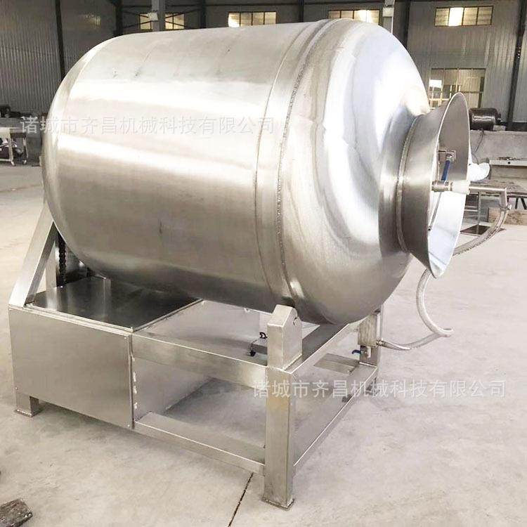 羊排真空滚揉机 川香鸡柳腌制机 牛柳入味腌制机 变频真空滚揉机