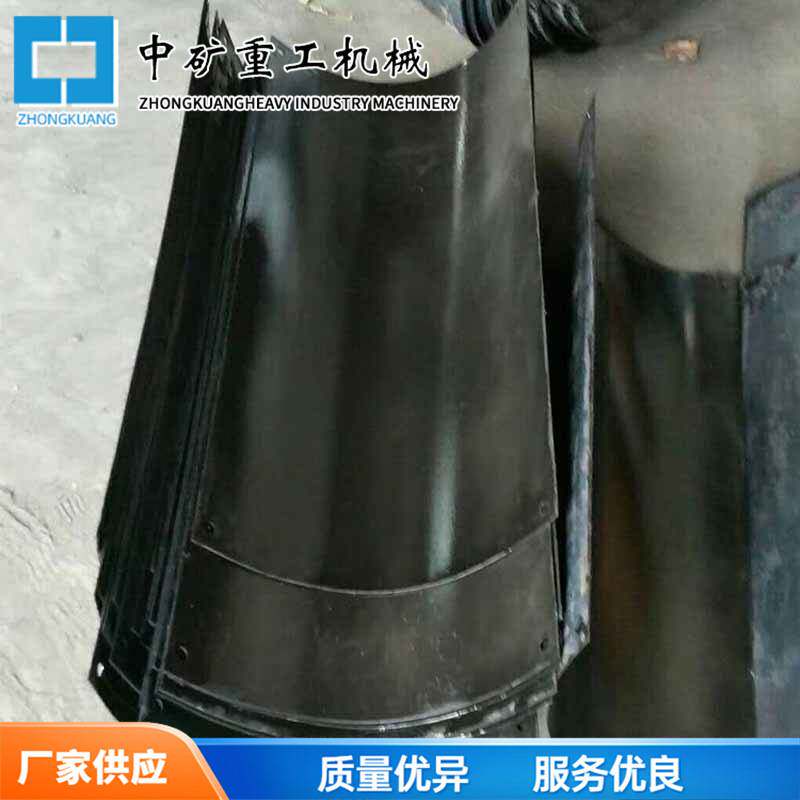 煤矿搪瓷溜槽使用寿命长 矿用U型搪瓷溜槽煤溜子 输送煤炭溜煤板