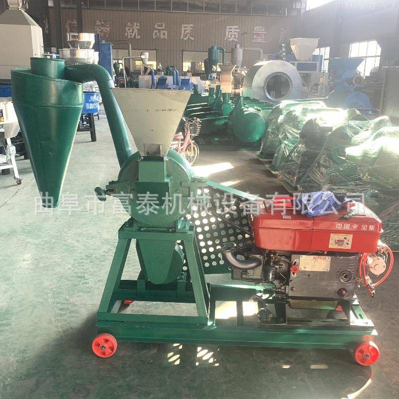 柴油款齿盘中草药材磨粉机 玉米粮食磨面机 香料咖啡豆粉碎机