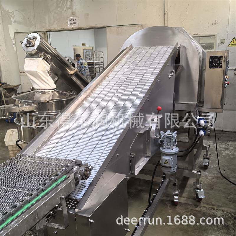 武汉藕条裹粉机 莲藕加工生产线全套设备 藕夹上浆机 一站式购齐