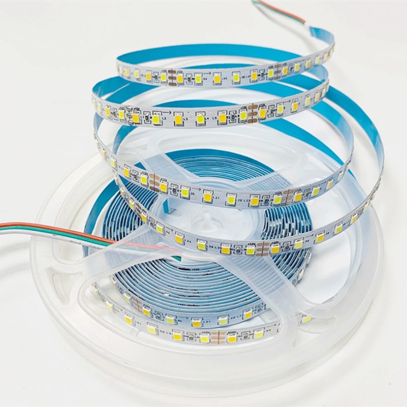 LED灯带2835双色温5V软灯条12V/24v白+暖白光调光调色120灯/180珠
