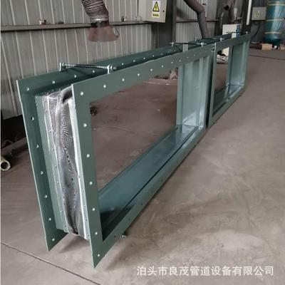 【折扣价】烟大口径风道补器氟胶软偿连接圆形管道补器偿矩型非金