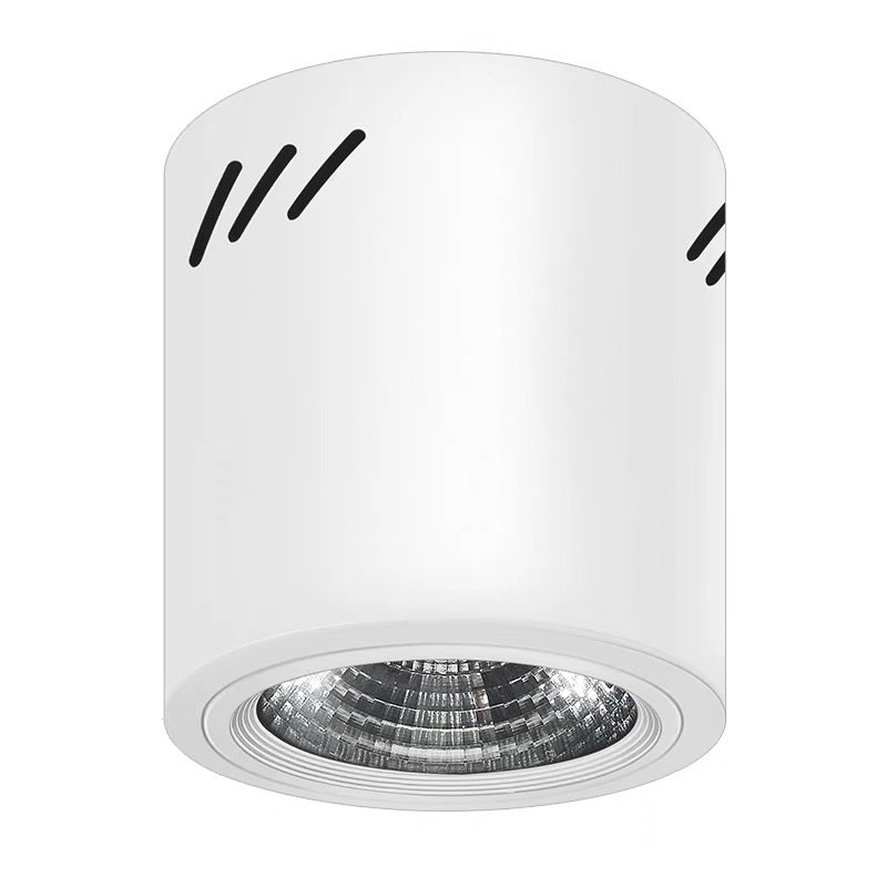 led明装筒灯4寸5寸6寸8寸cob射灯吸顶吊线圆形天花筒灯15W20W30W