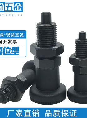 G+N 617手柄弹簧柱塞 旋转柱塞复位型 分度销细牙M20*1.5固定销