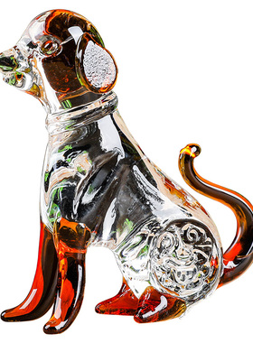 水晶十二生肖鼠牛虎兔龙蛇马羊猴鸡狗猪动物三合家居装饰彩色摆件