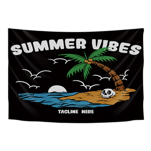 复古欧式海边风景挂布野外露营装饰背景布房间卧室布置挂毯diy