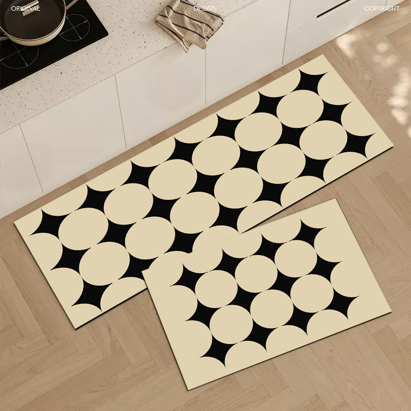 厨房地垫防滑防油可擦免洗长条脚垫子硅藻泥厨房地垫吸水防脏地毯
