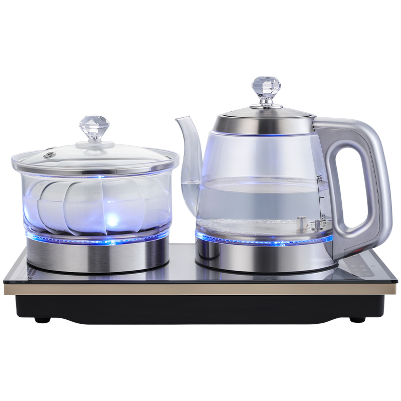 全自动上水电热水壶茶桌嵌入式烧水壶底部抽水电茶炉煮茶器一体机