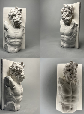 欧式人物雕塑石膏像摆件艺术民宿客厅桌面书桌玄关家居装饰品摆设