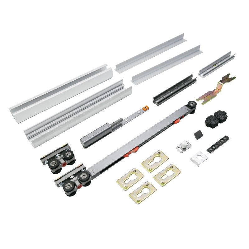 按弹双向缓冲口袋门吊滑免检修口隐藏式木门吊趟推拉移门五金配件,基础建材,吊滑,淘宝优惠券,粉丝福利购,淘宝优惠卷