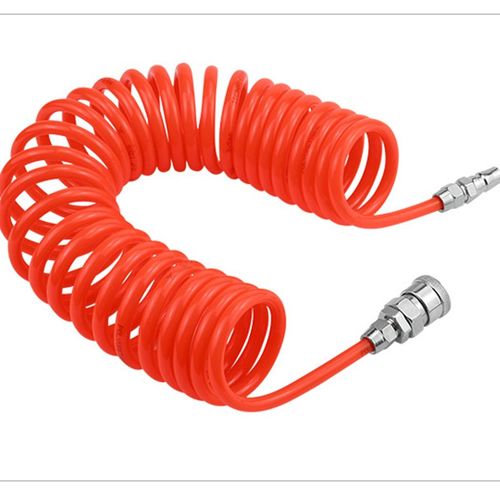 气动弹簧管伸缩气管PU8个大1012透明皮管全新料 气动配件连接管道