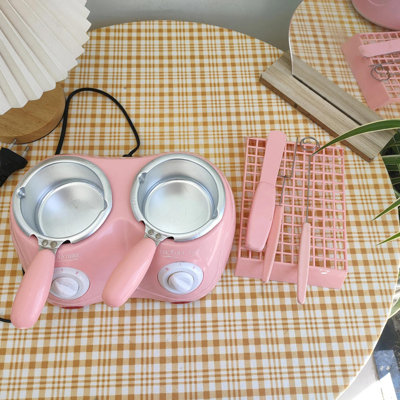 手持蜂蜡电热蜡疗机巧克力融化机烘焙工具导热面包黄油加热锅