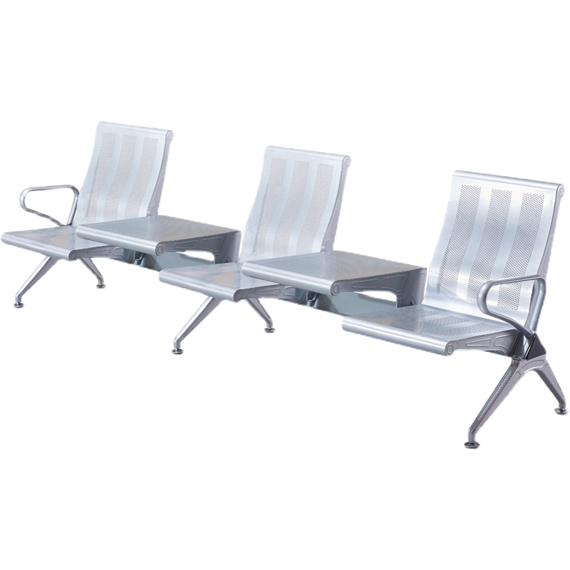 加厚2人3人4人位加茶几连排椅候客椅大厅连体座椅公共休息茶杯椅