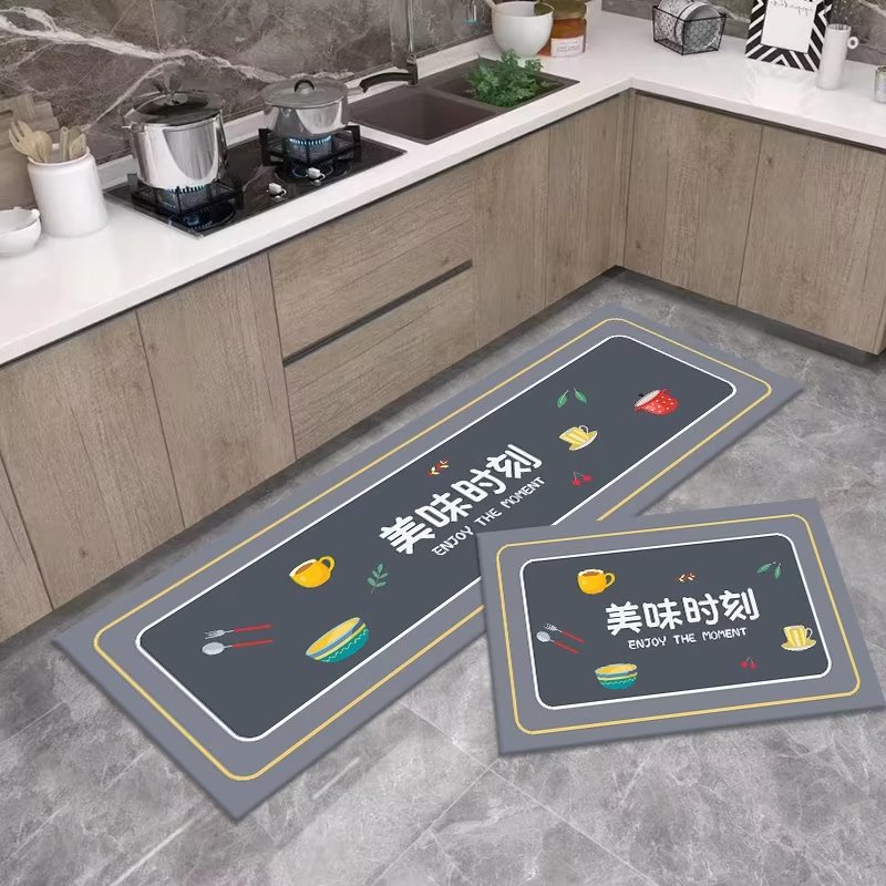 矽藻泥厨房地垫防滑防油耐脏防水脚垫专用吸水凉垫门口可擦免洗地