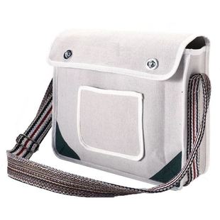 加厚绿帆布大耐磨维修电工木工包戴多功能单肩斜跨煤矿井下工具包