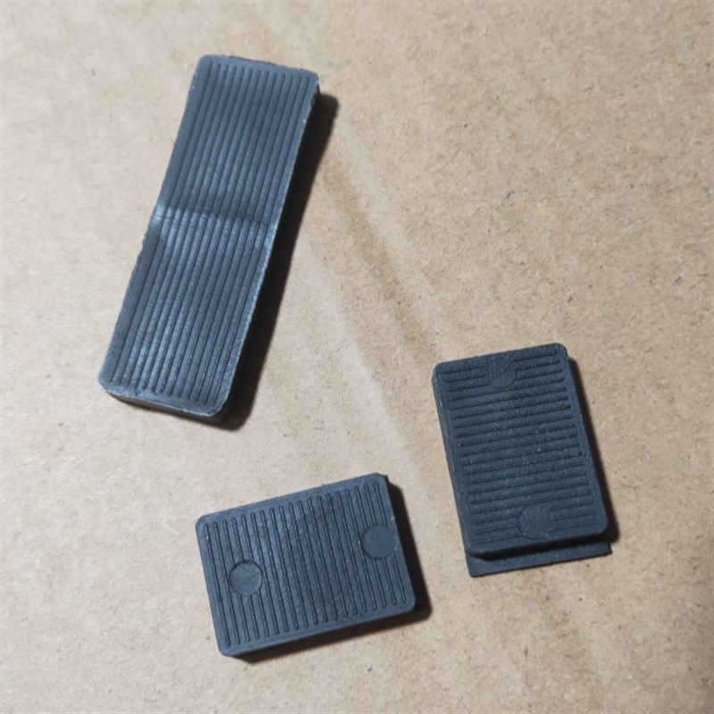 6毫米厚度实心垫片门窗钢化玻璃固定安装垫塑料垫高块助夹托配件