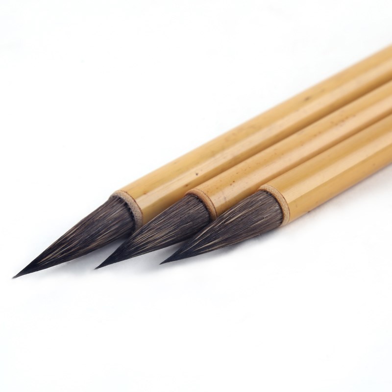 鼠须毛笔套装兼毫楷书中楷行书书法笔湖笔写意毛笔手写毛笔近代毛