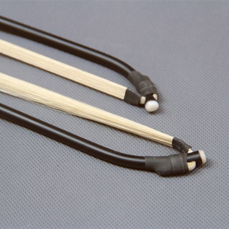 白马尾专业二胡弓子演奏家级黑檀接把二胡弓子 二胡琴弓 二胡配件