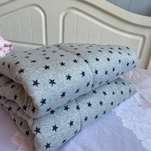 针织棉宝宝儿童被子冬被冬天棉被芯厚保暖空调春秋被单人120*150