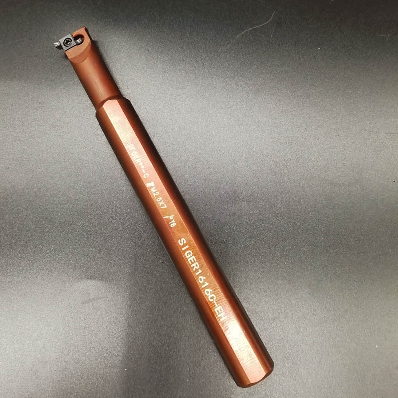 内槽刀杆小孔防震切槽刀杆卡簧槽刀弹簧钢SIGER08/10/12配GER刀片