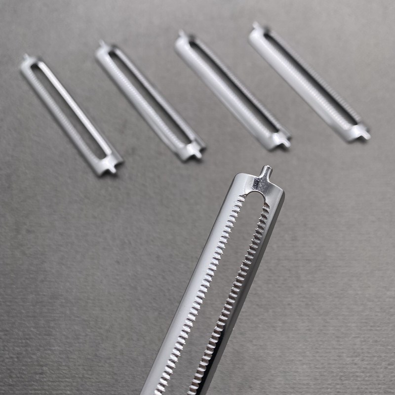 锯齿刀头72厘米72mm不锈钢多功能削皮器刀片刮瓜果土豆皮去皮换装