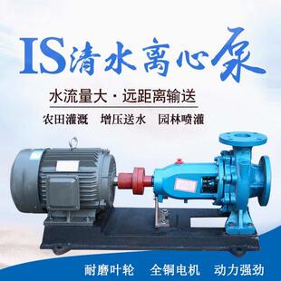 高扬程增压大流量柴油机农用灌溉抽水泵 IS清水离心泵单级小型卧式