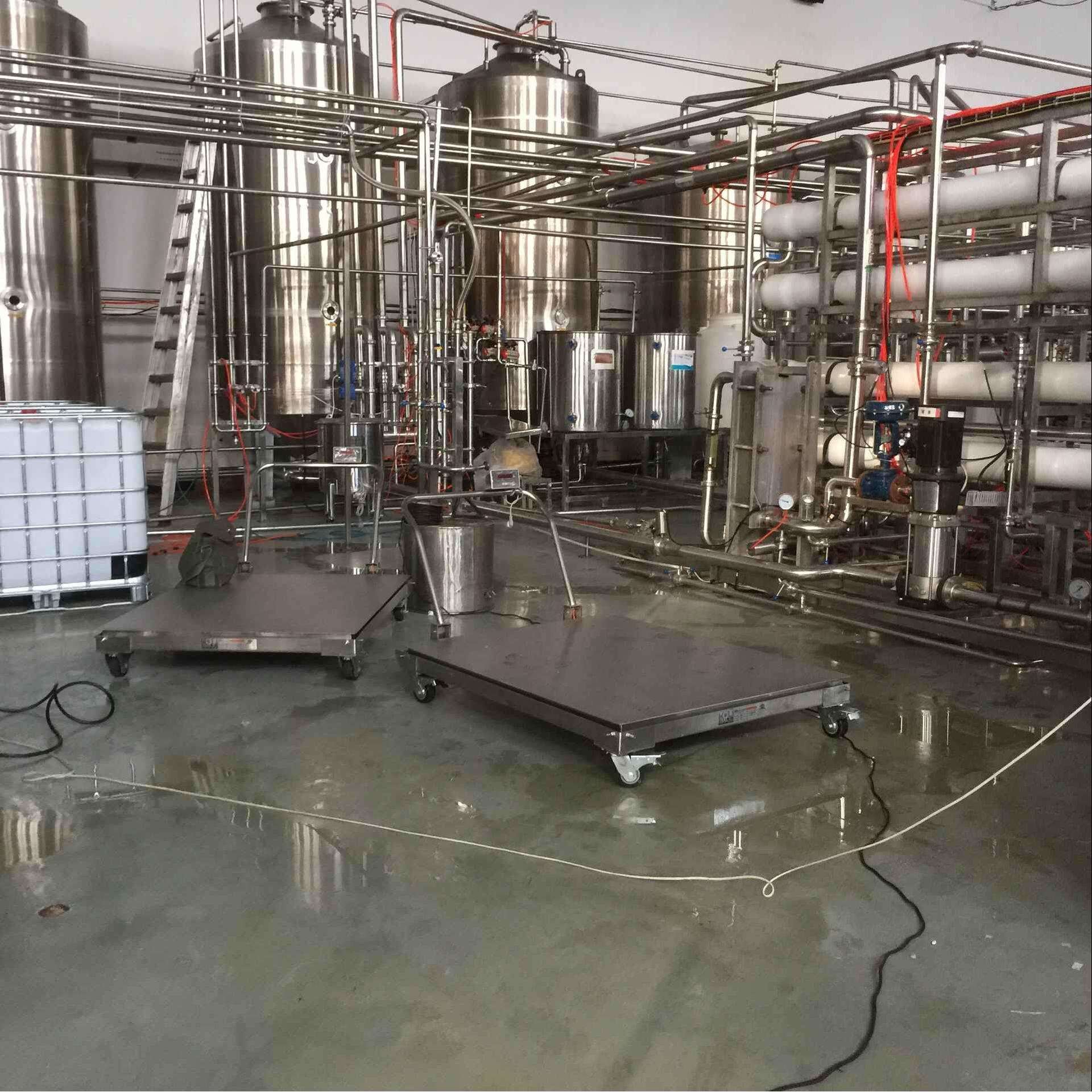 全304不锈钢移动式电子地磅称重2000kg防水型小推车款电子平台称